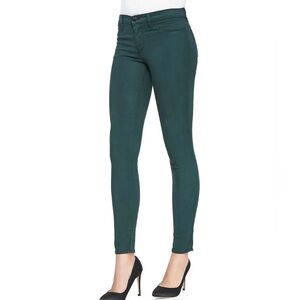 J Brand Skinny Super Stretch Pants Hunter Green